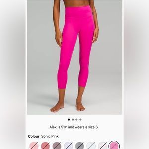 Lululemon Align High Rise 25” inseam